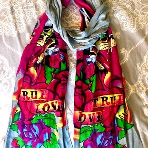 Ed Hardy True Love Scarf